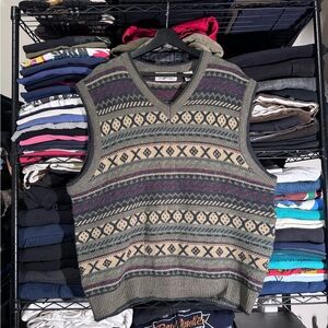 Men's Patterned Sweater Vest